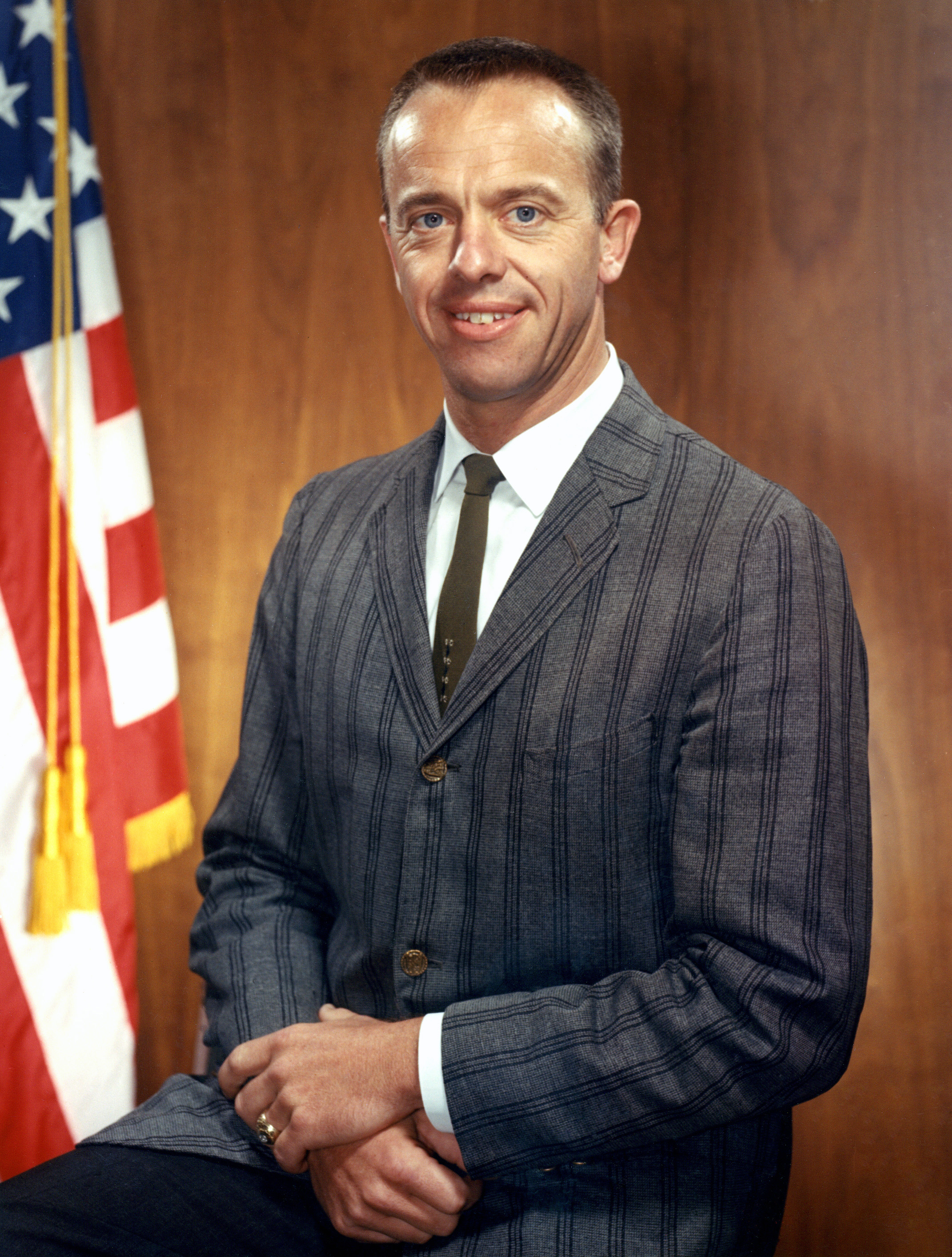Original NASA portrait of Alan Shepard