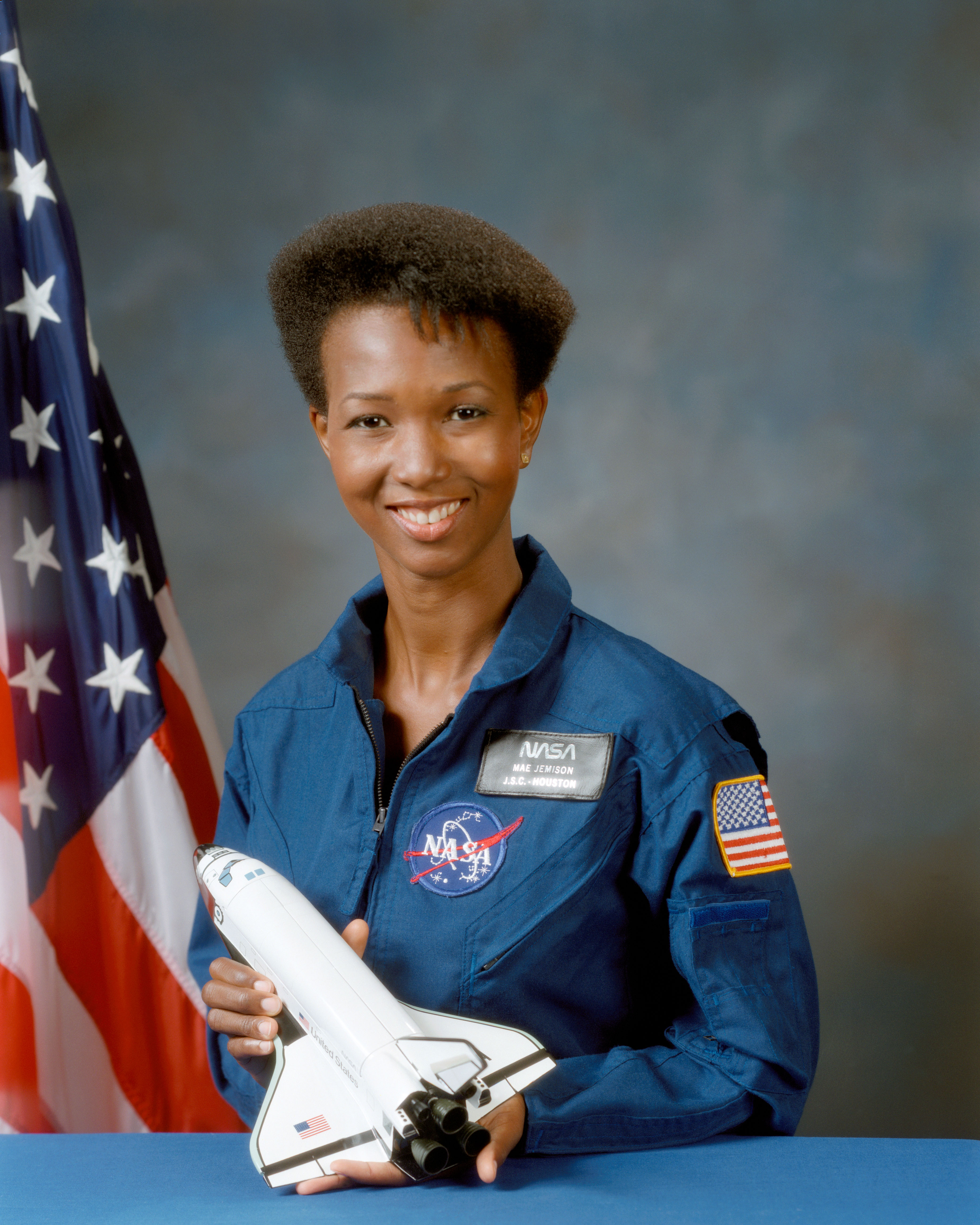 Original NASA portrait of Mae Jemison